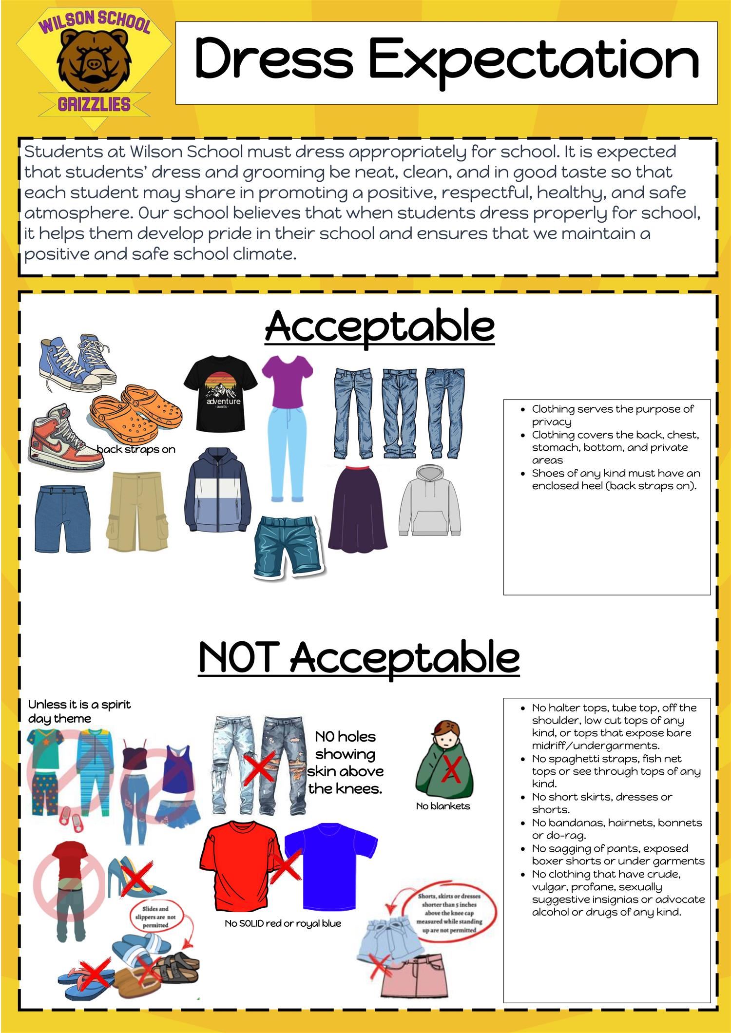 Dress Code Expectations